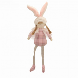 Little girl sitting with rabbit ears 49 cm