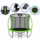 Aga SPORT EXCLUSIVE Trampoline 305 cm Light green + protective net + ladder