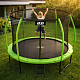 Aga SPORT EXCLUSIVE Trampoline 305 cm Light green + protective net + ladder