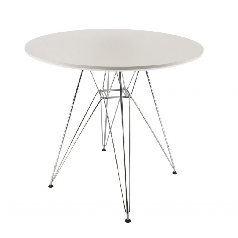 Aga Dining Round Table 80 cm White 2DAZ584 - II. QUALITY