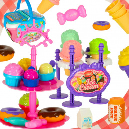 Picnic basket ice cream parlor desserts food provisions snacks for a picnic