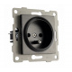 Black socket with pin