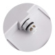 Black LED ceiling luminaire TOR-202C - IP65 - 20W - neutral white