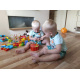 Wooden Magnetic Worm Hunting Game Strawberry ISO