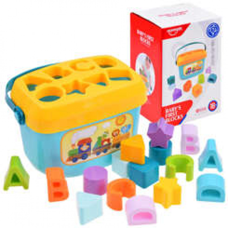 Educational set of blocks with letters 16pcs ZA3803