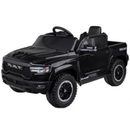 Electric battery-powered RAM pickup truck for children 4x4 + universal remote control PA0322