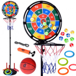 Sports Set 3-in-1 Aim and Throw! Basketball Hoop Stand + Accessories SP0830 Universal