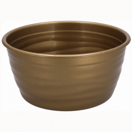 Gold Plant Pot Cover - 24 cm