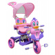 3-Wheeled Balance Bike for Kids Kačenka Purple + Sounds + Canopy + Barrier + Footrest + Handle + Storage Space