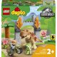LEGO® DUPLO® Jurassic World™ 10939 T-Rex and Triceratops on the run