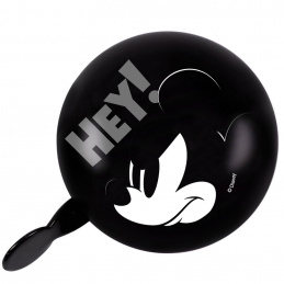 BIG RETRO BELL MICKEY - BLACK HEY