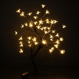 LL1 LIGHT CHRISTMAS TREE LED DECORATIONS 48 WHITE