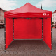 Aga Scissor stand PARTY 3x3m Red