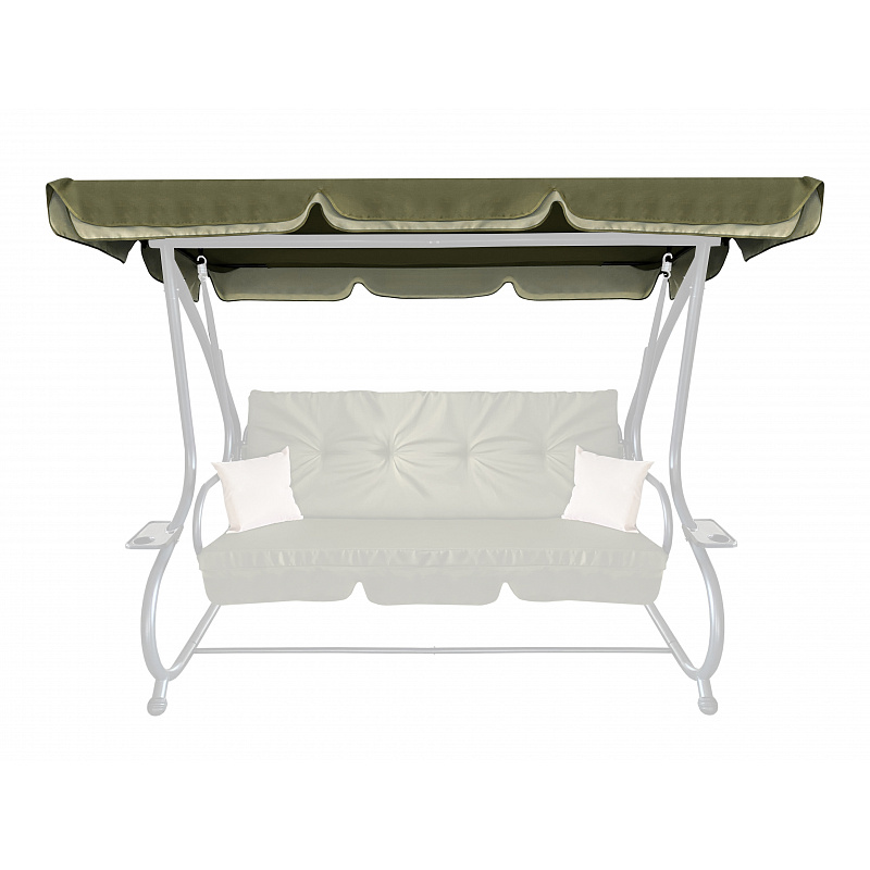 Aga Roof for Garden Swing GRANDLUX Olive