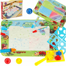 Watercolor pad markers for watercolor templates stencil roller 120x90cm meadow