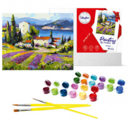 Paint by Numbers Set Seaside Town KHO6316 40x50 AP0028 Universal