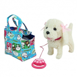 B24E1 PLUSH DOG IN A PURSE 2