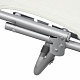 Linder Exclusiv Garden Lounger with Canopy Beige
