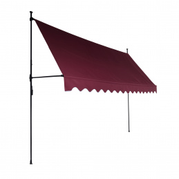Aga Telescopic Awning 300x120 cm Burgundy