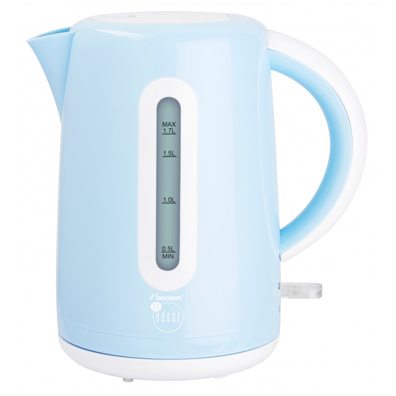 Electric kettle from En Vogue series - pale blue - Bestron