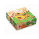 Aga Educational wooden blocks Safari 9 pcs