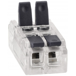 Quick connector 2-core 4 mm