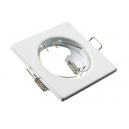 Recessed square spotlight NON-TILTABLE BRG71042 white