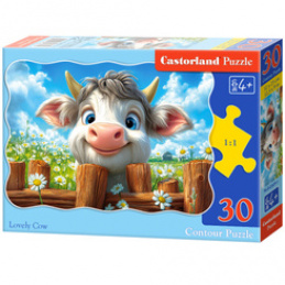 Puzzle 30-piece Lovely Cow B-03839-1 universal