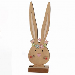 Wooden Easter bunny for display