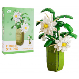 White Flowers Dice Set 571pcs.