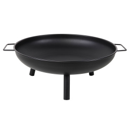 Linder Exclusiv Portable fireplace 80 cm with handles