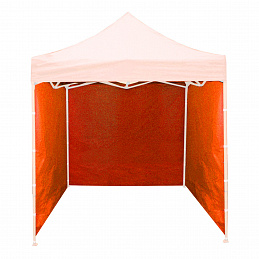Aga Sidewall for Sales Stand 2x2m Orange