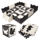 Aga Contrast foam puzzle 30 x 30 cm, 25 pieces Black-cream