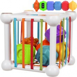 Kruzzel 20377 sensory cube sorter