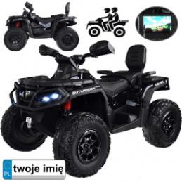 Children's two-seater quad bike on battery CAN-AM OUTLANDER 4x4 LED panel PA0326 universal