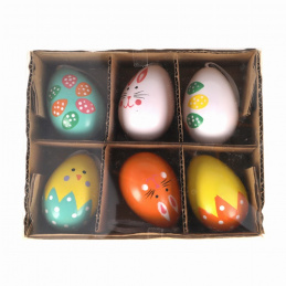 Animal eggs 6pcs Easter