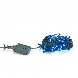 E10B CHRISTMAS LIGHTS BLUE 100LED 10M