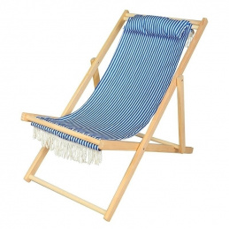 L66L WOODEN FOLDING DECK CHAIR IBIZA
