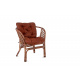 Aga Rattan set BAHAMA Choco Brown