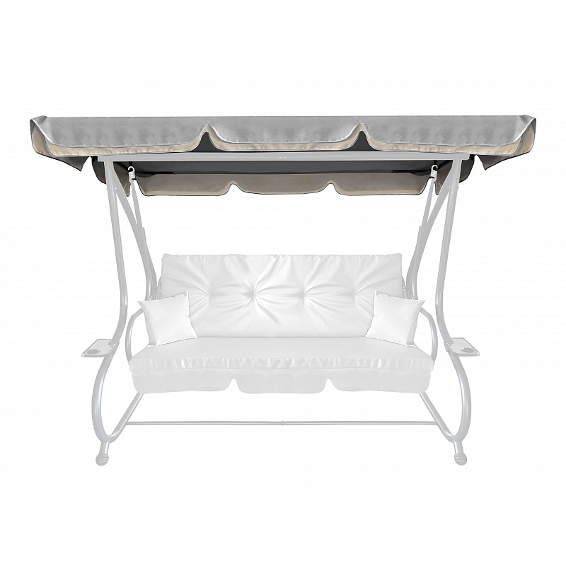 Aga Roof for Garden Swing GRANDLUX Light Gray