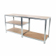 Linder Exclusiv Metal Shelf 180x90x40 cm 5 Shelves