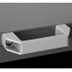Aga Garbage Bin Shelter 66x80x116 cm Gray