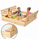 Aga Children's Wooden Sandbox 120x120 cm
