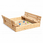 Aga Children's Wooden Sandbox 120x120 cm