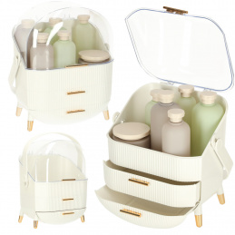 Cosmetic Organizer Box Casket White
