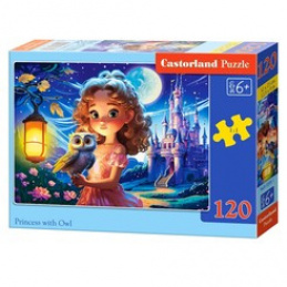 120-piece puzzle Princess with Owl universal