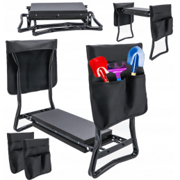 Stool - Garden Kneeler 3-in-1 Black