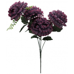 Bouquet of artificial flowers purple Chrysanthemums - 53 cm