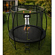 Aga SPORT EXCLUSIVE Trampoline 250 cm Black + protective net + ladder