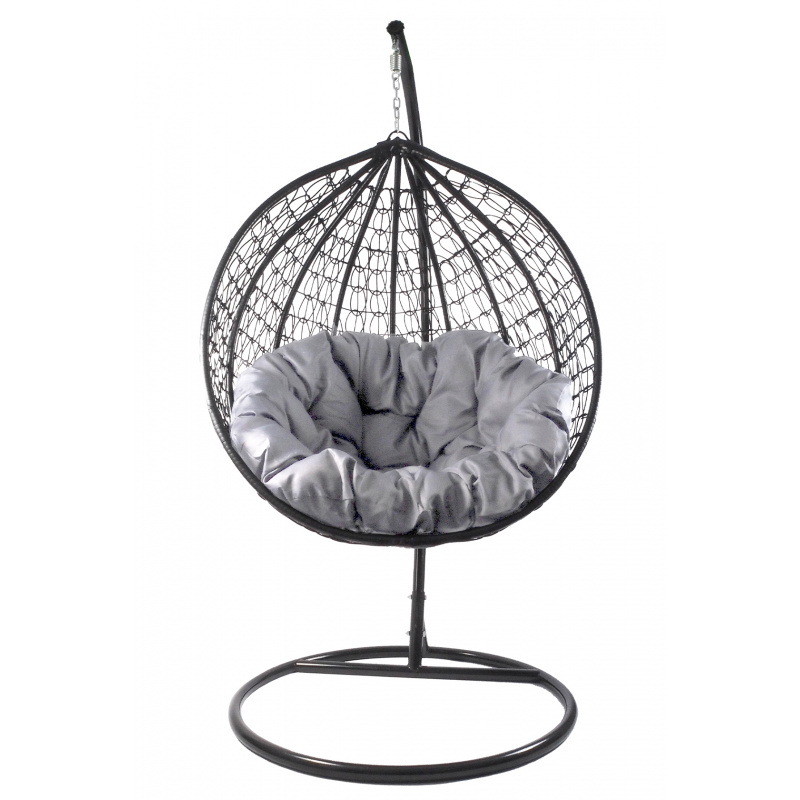Aga Hanging armchair ORTA MR4202B-LG Black/Light grey